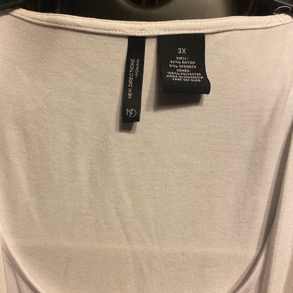 EUC ND New Directions woman twofer shirt. Size 3X. - Picture 7 of 7
